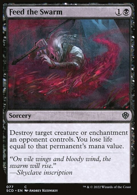 Feed the Swarm, Starter Commander Decks #77, Magic: The Gathering card