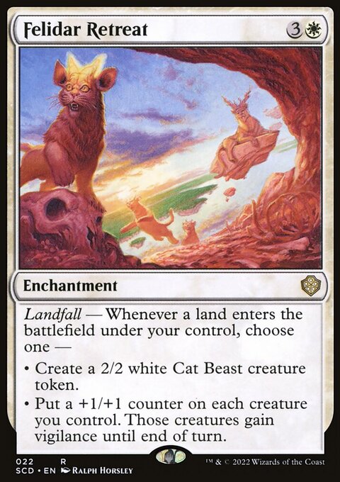 Felidar Retreat, Starter Commander Decks #22, Magic: The Gathering card