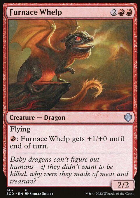 Furnace Whelp, Starter Commander Decks #143, Magic: The Gathering card
