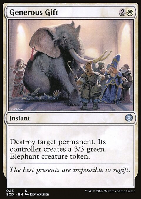 Generous Gift, Starter Commander Decks #23, Magic: The Gathering card