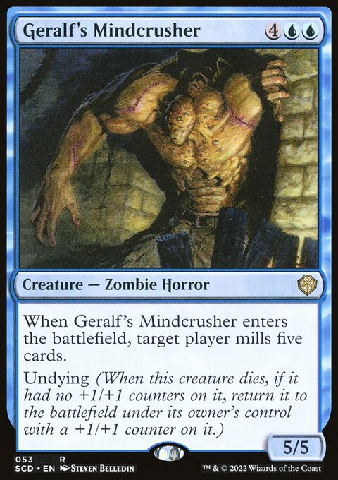 Geralf's Mindcrusher, Starter Commander Decks #53, Magic: The Gathering card