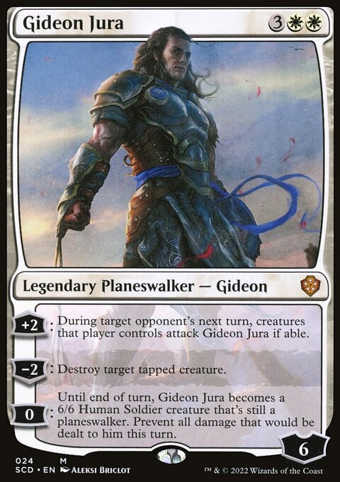 Gideon Jura, Starter Commander Decks #24, Magic: The Gathering card
