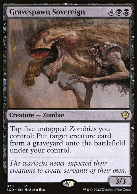Gravespawn Sovereign, Starter Commander Decks #79, Magic: The Gathering card