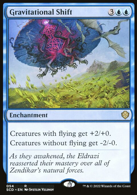 Gravitational Shift, Starter Commander Decks #54, Magic: The Gathering card