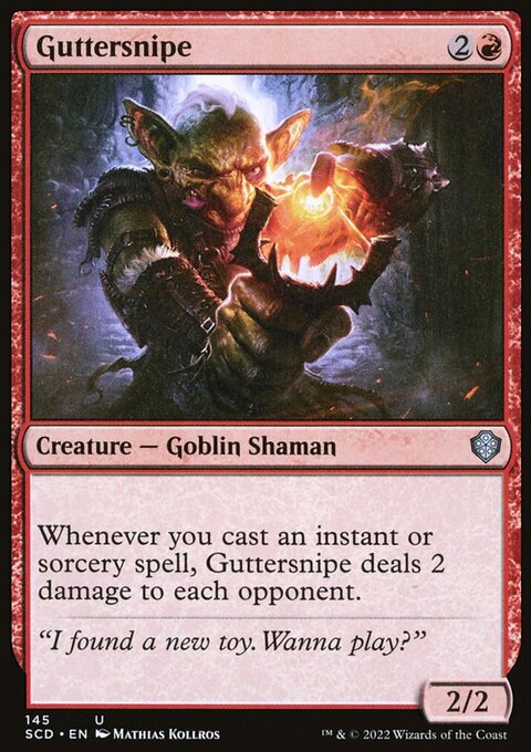 Guttersnipe, Starter Commander Decks #145, Magic: The Gathering card