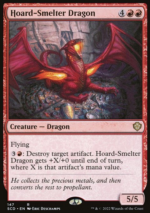 Hoard-Smelter Dragon, Starter Commander Decks #147, Magic: The Gathering card