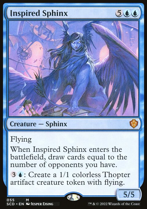 Inspired Sphinx, Starter Commander Decks #55, Magic: The Gathering card