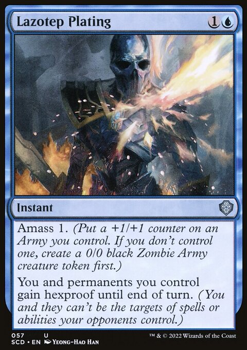 Lazotep Plating, Starter Commander Decks #57, Magic: The Gathering card