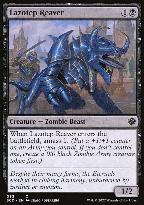 Lazotep Reaver, Starter Commander Decks #83, Magic: The Gathering card