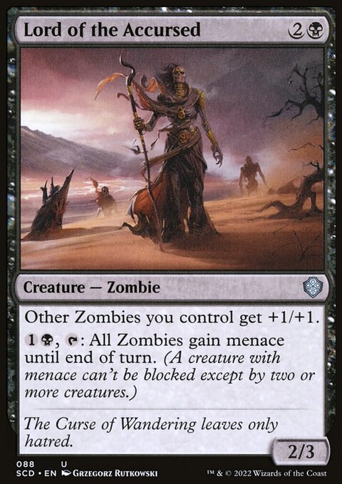 Lord of the Accursed, Starter Commander Decks #88, Magic: The Gathering card