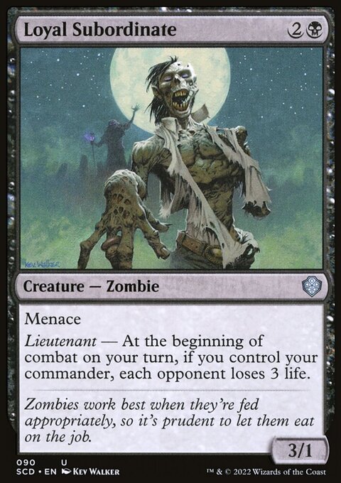 Loyal Subordinate, Starter Commander Decks #90, Magic: The Gathering card