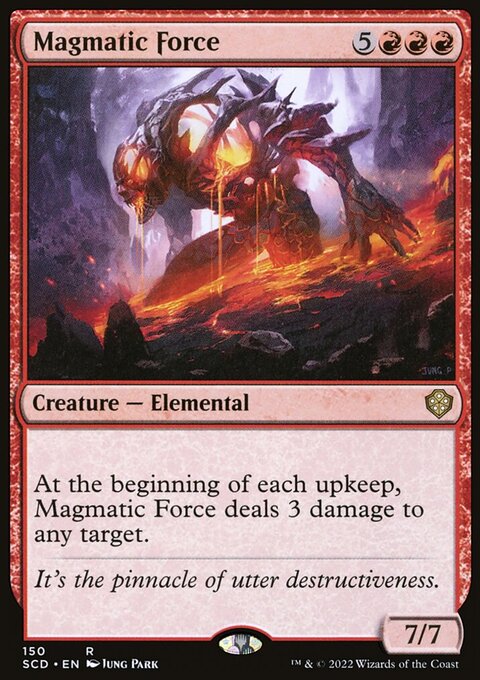 Magmatic Force, Starter Commander Decks #150, Magic: The Gathering card