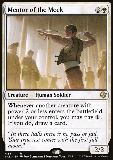 Mentor of the Meek, Starter Commander Decks #28, Magic: The Gathering card