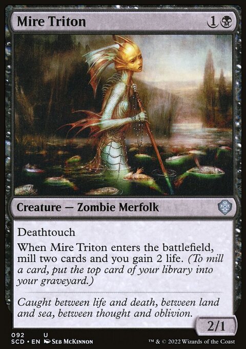 Mire Triton, Starter Commander Decks #92, Magic: The Gathering card