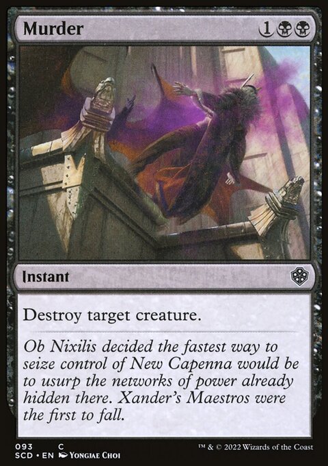 Murder, Starter Commander Decks #93, Magic: The Gathering card