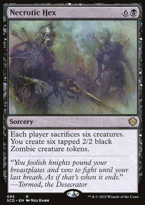 Necrotic Hex, Starter Commander Decks #95, Magic: The Gathering card