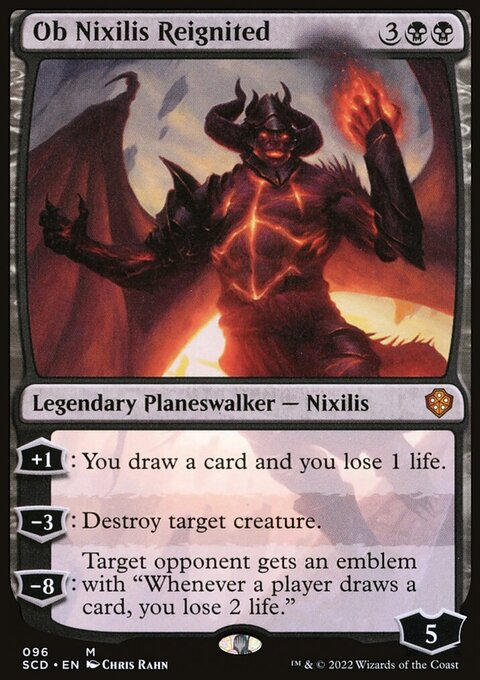 Ob Nixilis Reignited, Starter Commander Decks #96, Magic: The Gathering card
