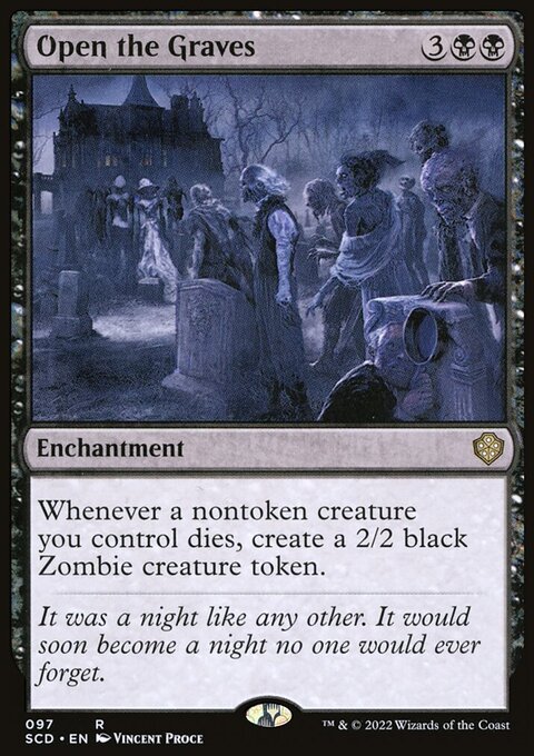 Open the Graves, Starter Commander Decks #97, Magic: The Gathering card