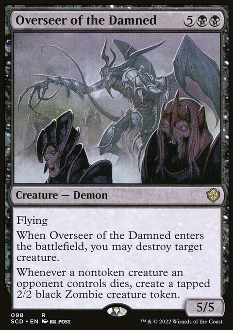 Overseer of the Damned, Starter Commander Decks #98, Magic: The Gathering card