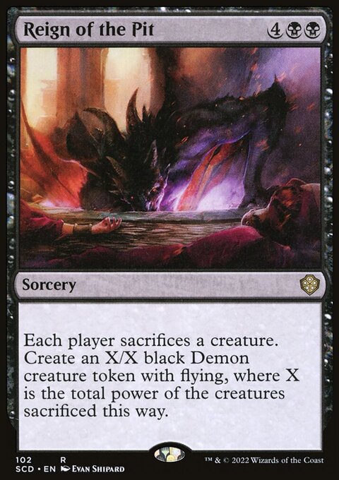 Reign of the Pit, Starter Commander Decks #102, Magic: The Gathering card