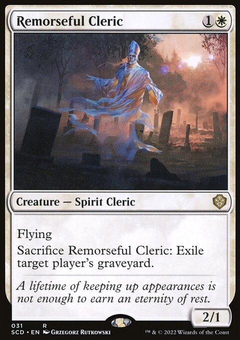 Remorseful Cleric, Starter Commander Decks #31, Magic: The Gathering card