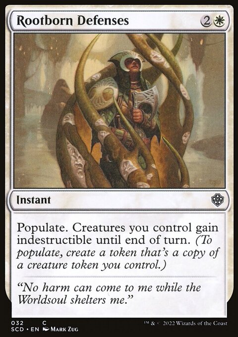 Rootborn Defenses, Starter Commander Decks #32, Magic: The Gathering card