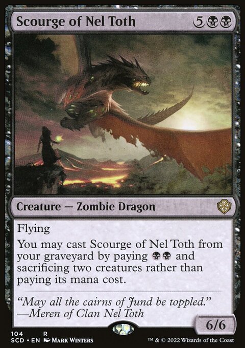 Scourge of Nel Toth, Starter Commander Decks #104, Magic: The Gathering card