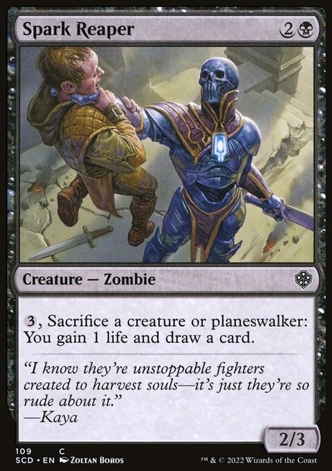 Spark Reaper, Starter Commander Decks #109, Magic: The Gathering card