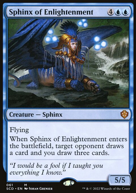 Sphinx of Enlightenment, Starter Commander Decks #61, Magic: The Gathering card