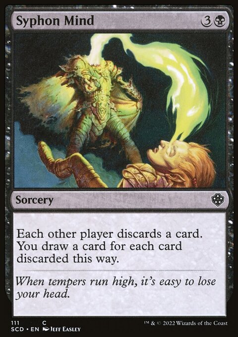 Syphon Mind, Starter Commander Decks #111, Magic: The Gathering card