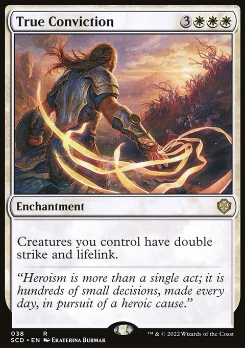 True Conviction, Starter Commander Decks #38, Magic: The Gathering card