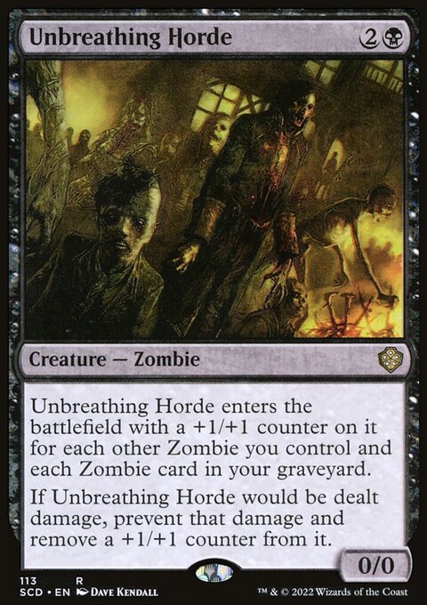 Unbreathing Horde, Starter Commander Decks #113, Magic: The Gathering card