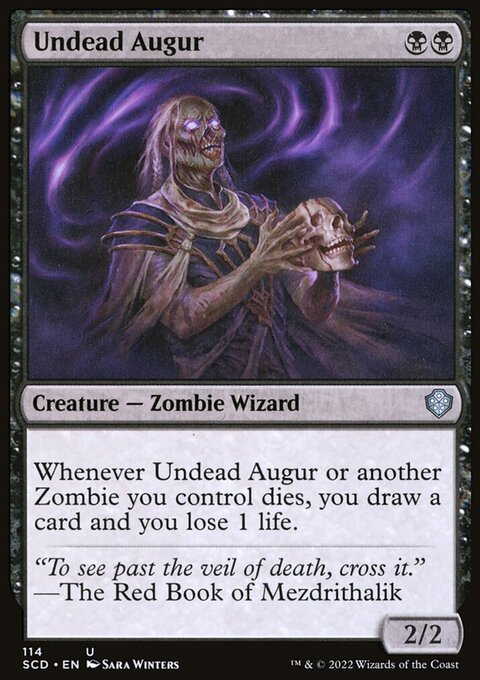Undead Augur, Starter Commander Decks #114, Magic: The Gathering card