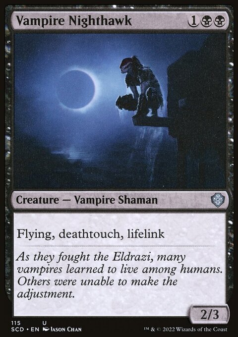 Vampire Nighthawk, Starter Commander Decks #115, Magic: The Gathering card