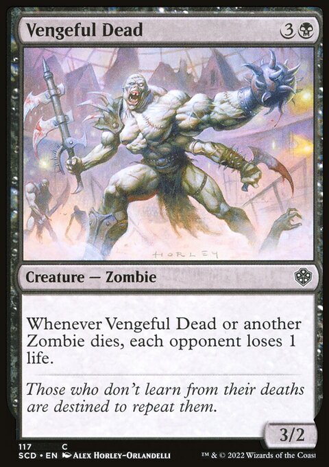 Vengeful Dead, Starter Commander Decks #117, Magic: The Gathering card