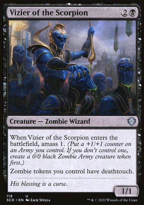 Vizier of the Scorpion, Starter Commander Decks #119, Magic: The Gathering card