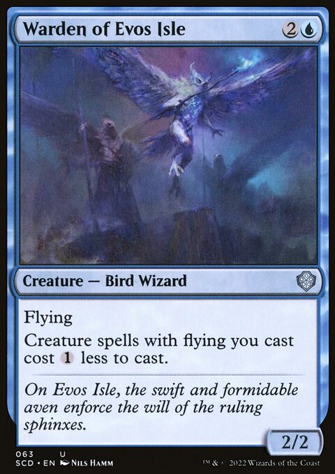 Warden of Evos Isle, Starter Commander Decks #63, Magic: The Gathering card