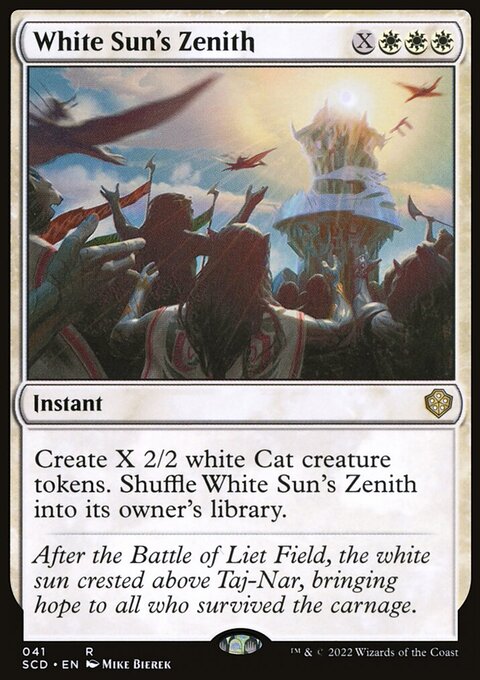 White Sun's Zenith, Starter Commander Decks #41, Magic: The Gathering card