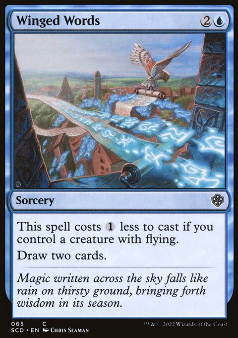 Winged Words, Starter Commander Decks #65, Magic: The Gathering card