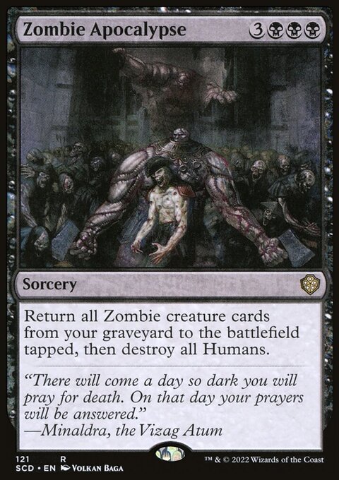 Zombie Apocalypse, Starter Commander Decks #121, Magic: The Gathering card