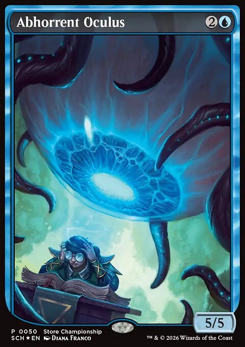 Abhorrent Oculus, Store Championships #50, Magic: The Gathering card