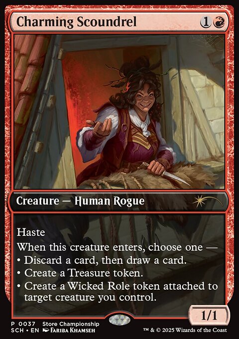 Charming Scoundrel, Store Championships #37, Magic: The Gathering card
