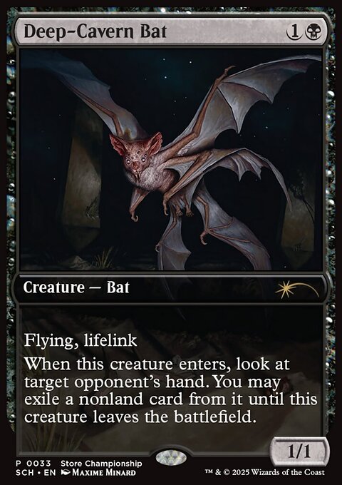 Deep-Cavern Bat, Store Championships #33, Magic: The Gathering card