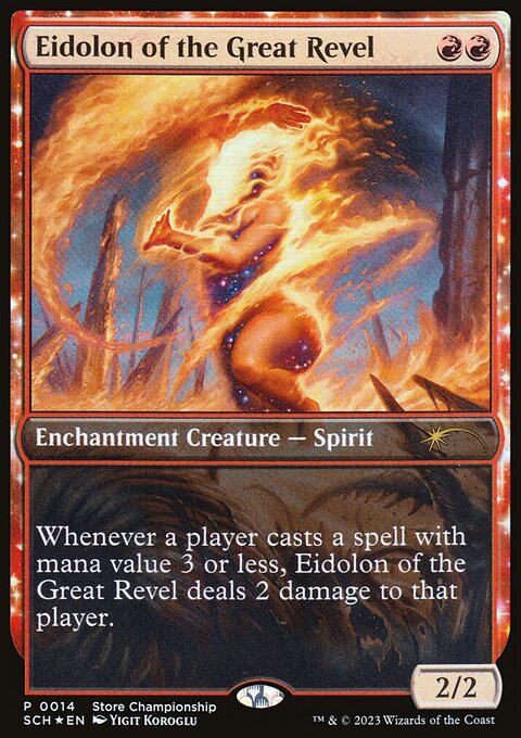Eidolon of the Great Revel, Store Championships #14, Magic: The Gathering card
