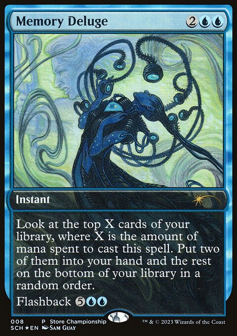 Memory Deluge, Store Championships #8, Magic: The Gathering card
