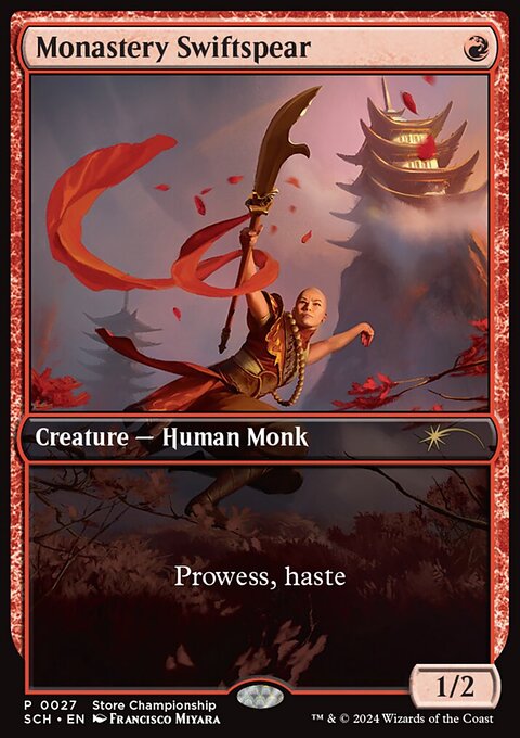 Monastery Swiftspear, Store Championships #27, Magic: The Gathering card