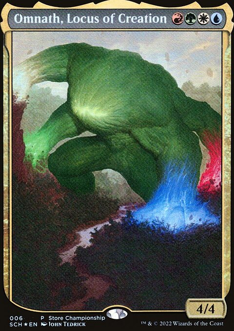 Omnath, Locus of Creation, Store Championships #6, Magic: The Gathering card