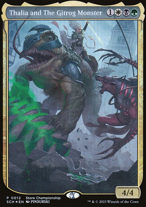 Thalia and The Gitrog Monster, Store Championships #12, Magic: The Gathering card