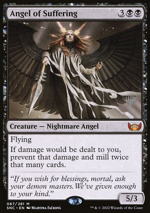 Angel of Suffering, Streets of New Capenna Promos #67p, Magic: The Gathering card