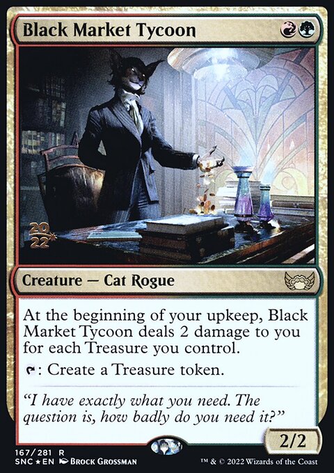 Black Market Tycoon, Streets of New Capenna Promos #167s, Magic: The Gathering card